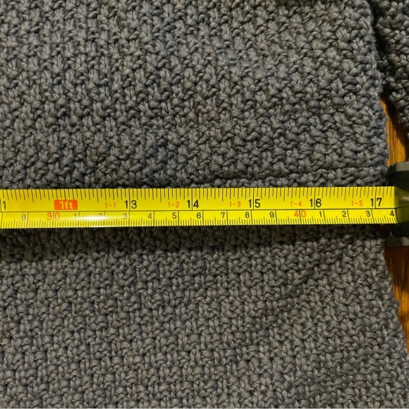 Boden Long Gray Knit Sweater Cardigan Size 12 - Picture 8 of 16